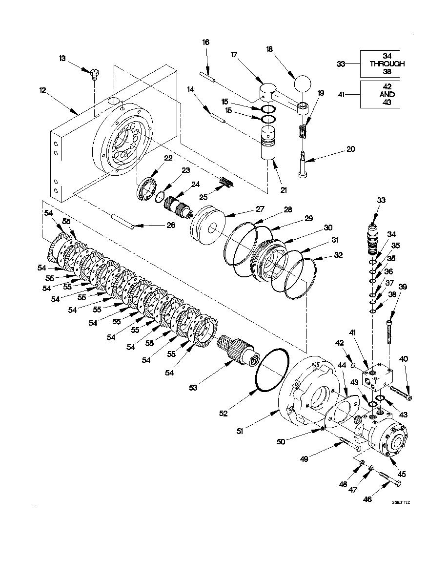 FIGURE 303. 15K SELF RECOVERY WINCH ASSEMBLY (SHEET 2 OF 4)