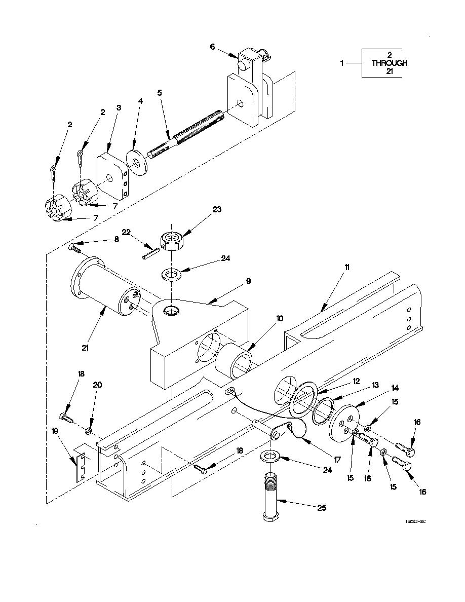 FIGURE 306. M1089 UNDERLIFT CROSSBAR ASSEMBLY AND FRONT TOWING ADAPTER ...