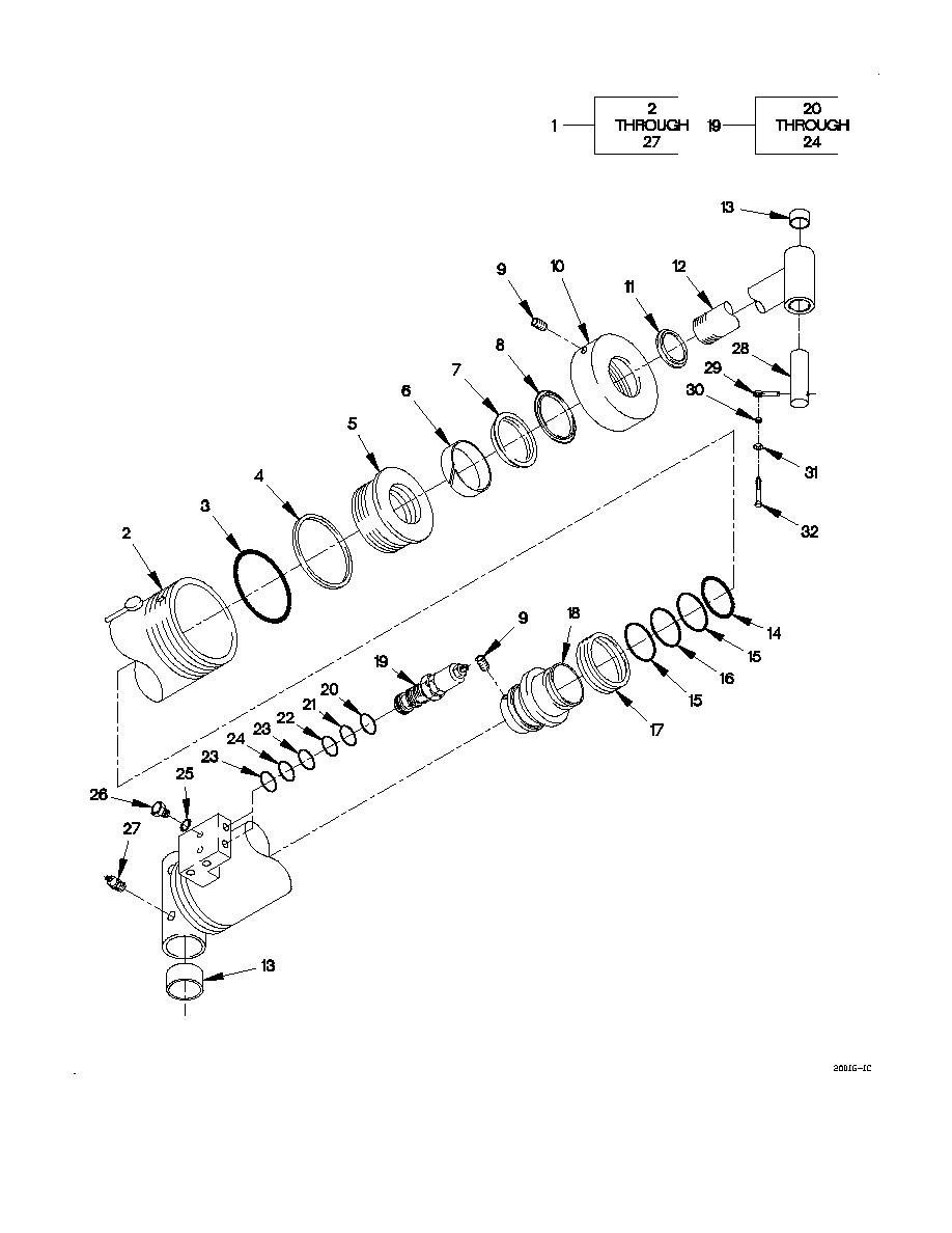 FIGURE 326. M1089 ERECTION CYLINDER