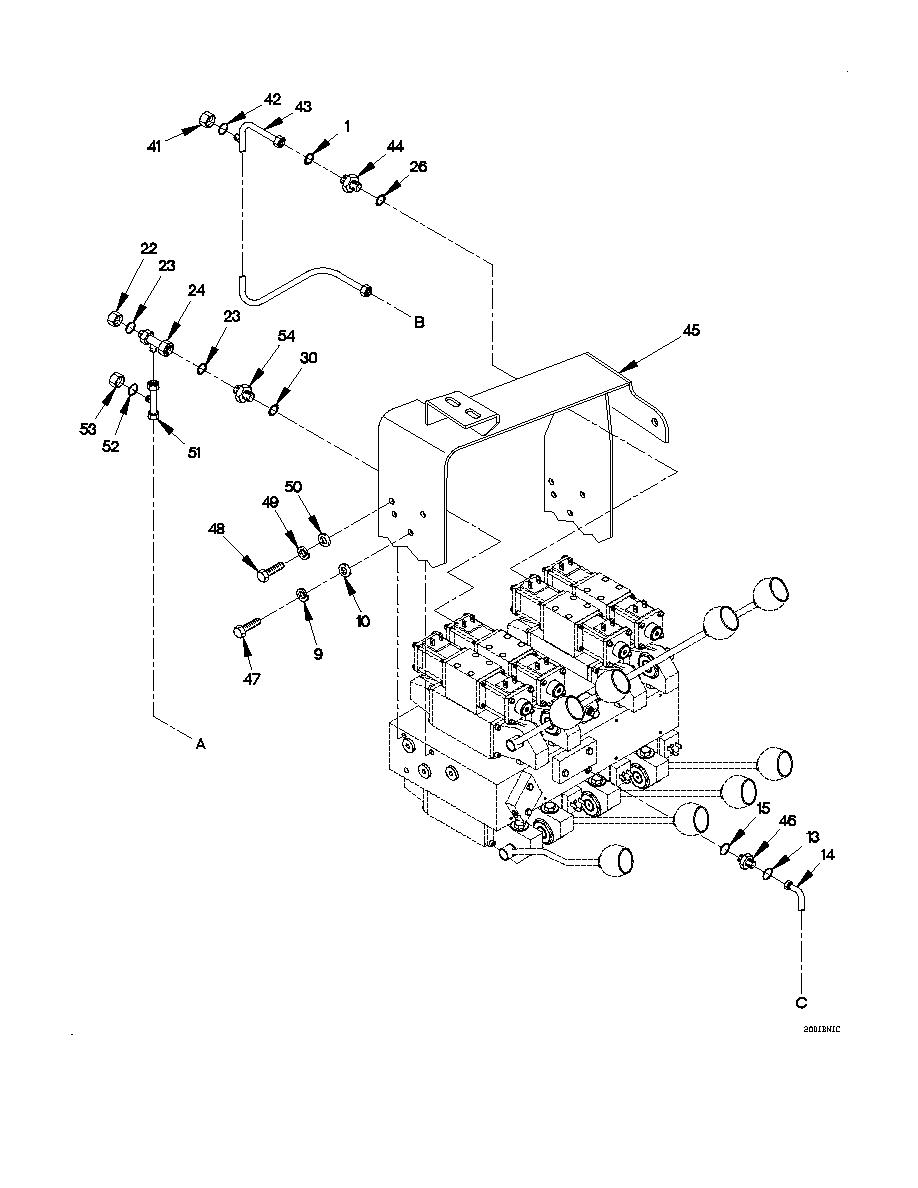 FIGURE 350. M1089 EIGHT BANK VALVE HOUSING ASSEMBLY (SHEET 2 OF 2)